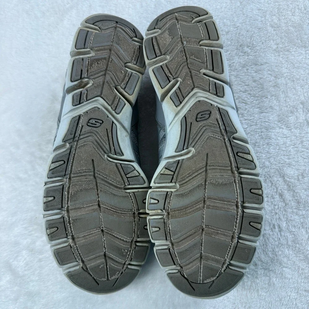 Skechers Gratis Shake It Off Walking Sneakers Shoes Women 8 Gray Casual Comfort